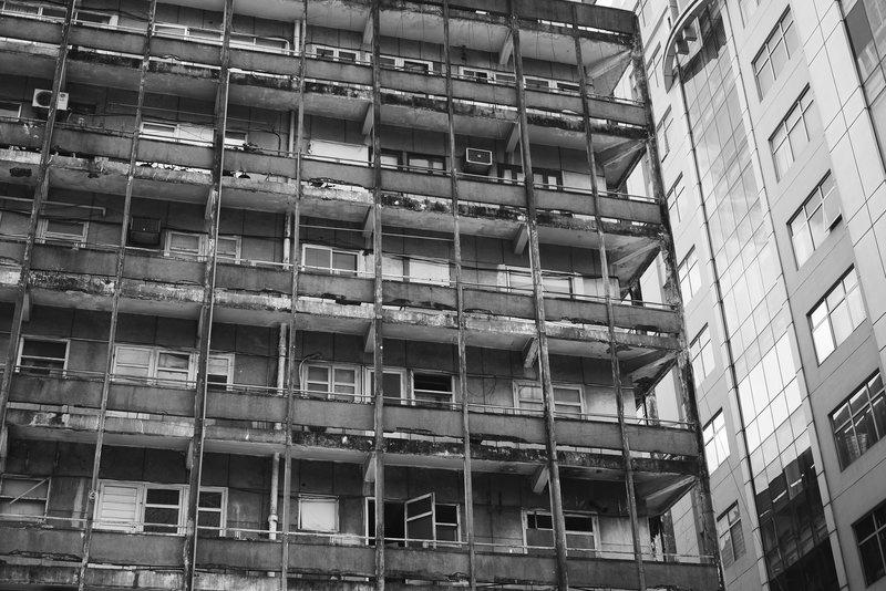 Alt und neu nebeneinander